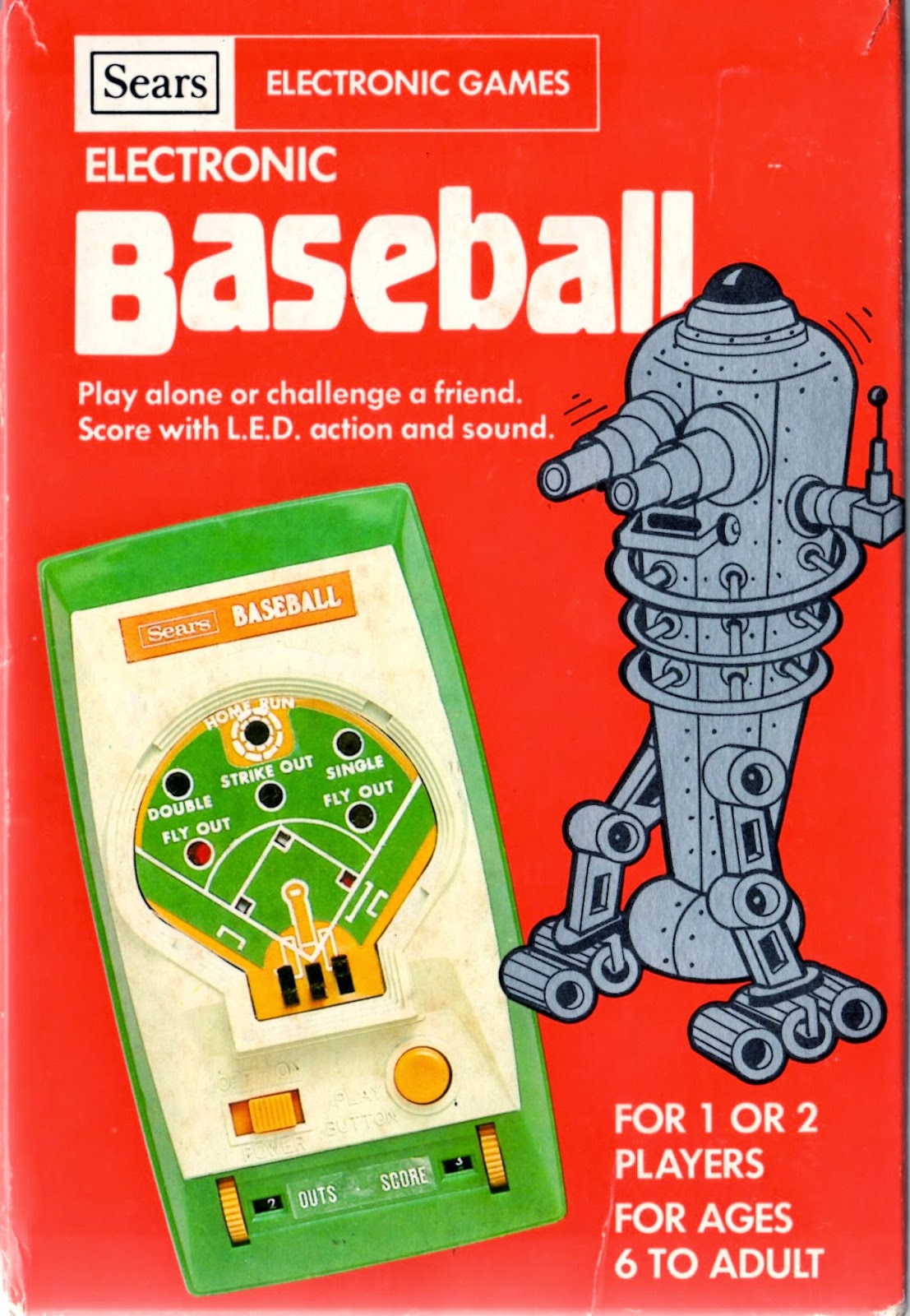 sears electronic baseball game