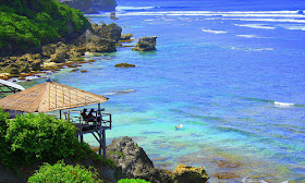 Blue Point Beach Sea in Bali Indonesia