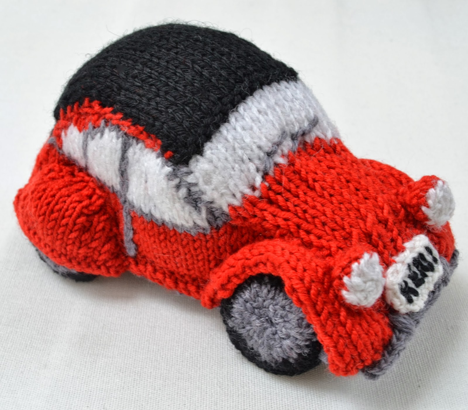 How to knit by car How to knit by car