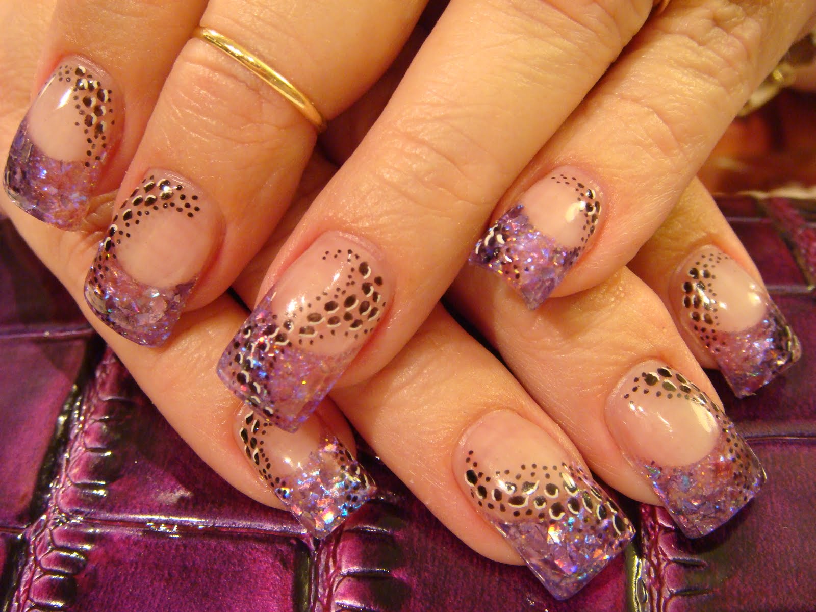 picture of acrylic nail design