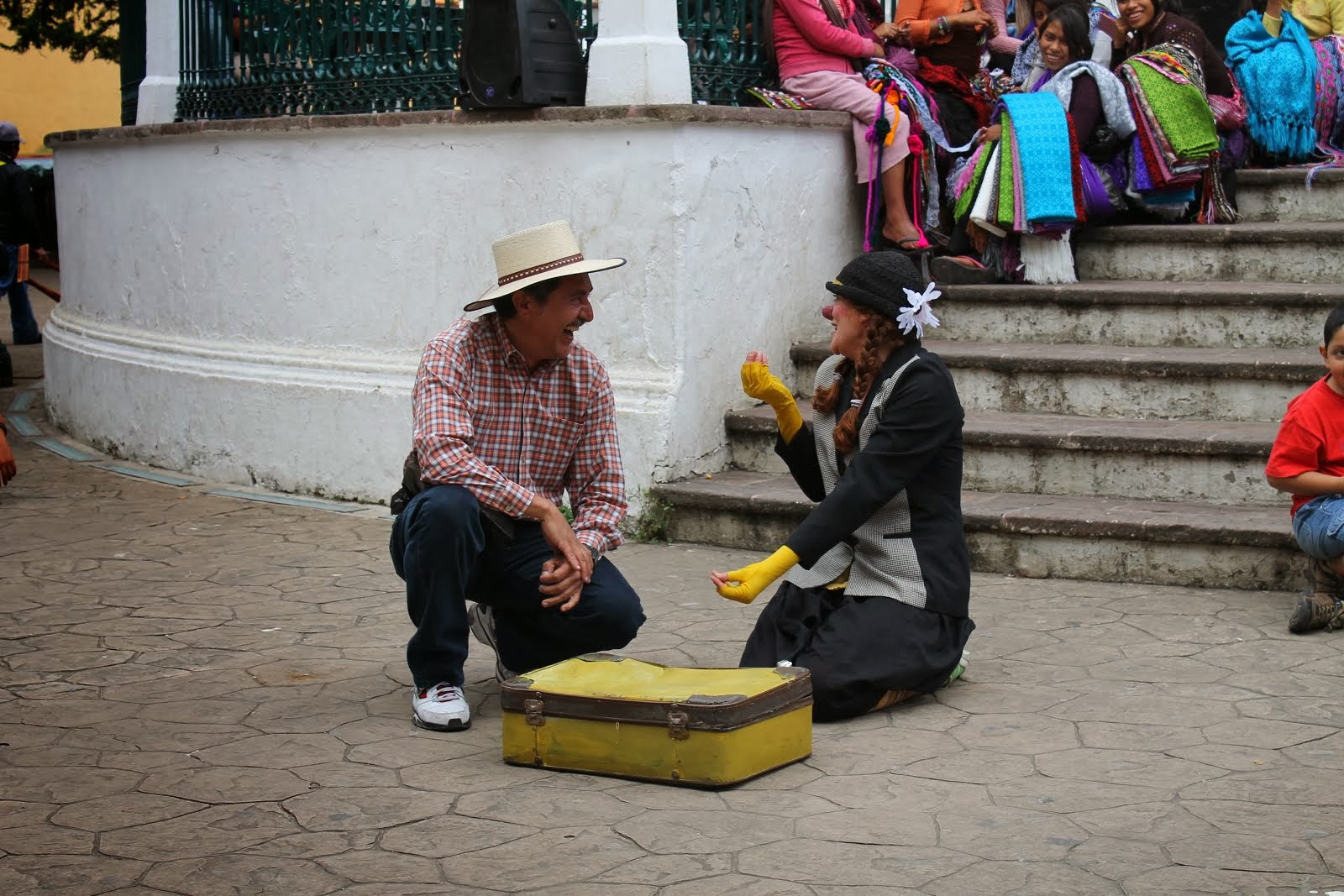 Margarita en la plaza