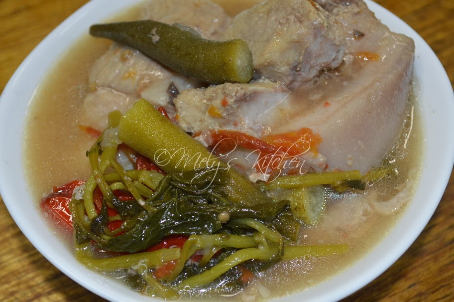 Mely's kitchen Pork Sinigang sa Miso