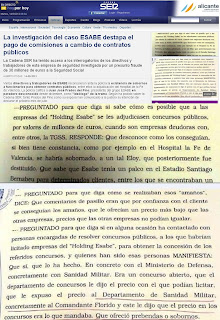 seguridad - ESABE SOBORNO A DIRECTIVOS PARA CONSEGUIR CONTRATOS PÚBLICOS ( LA FE DE CAMPANAR ) IMPLICAN A ELOY JIMENEZ EsabeSeguridad+soborno+directivos