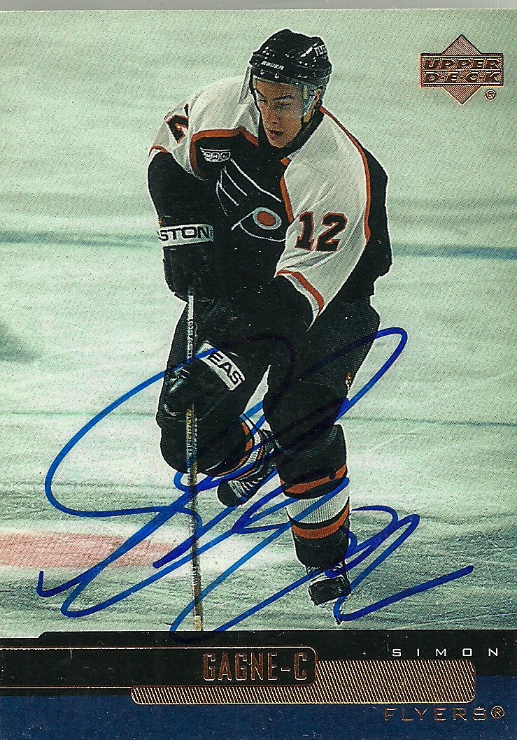 Simon Gagne Autographed Team Canada Hockey Jersey