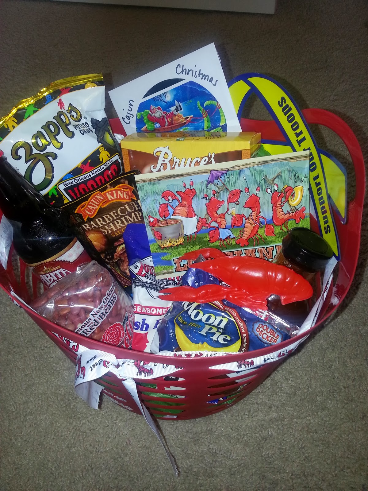 For the Love of Food Creative Gift Ideas Louisiana State Gift Basket