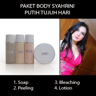 Paket Body Syahrini Untuk Pemutih Tubuh Alami