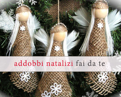 Relase Addobbi Per Natale Fai Da Te In Stile Country Angioletti In Iuta