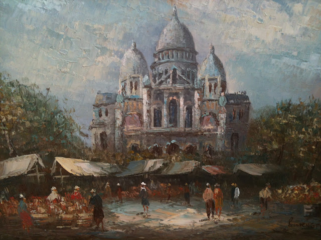 L. A. Burnett, The Basilica of the Sacred Heart of Paris (Montmartre)! 16 x 20 in.