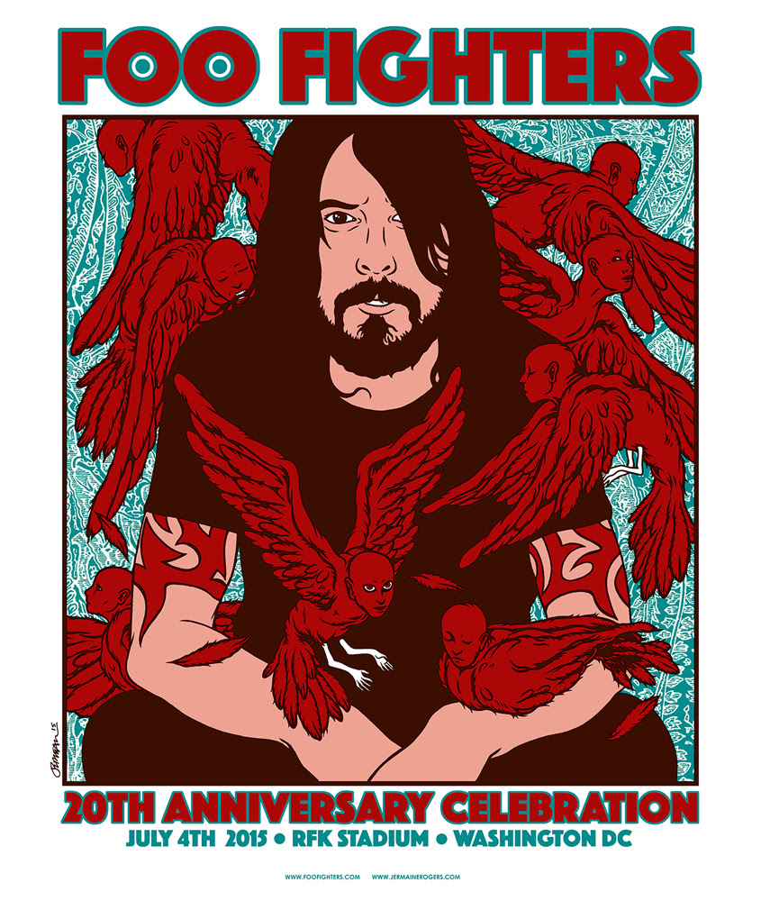 Foo fighters, Psychedelic posters and Music concerts on