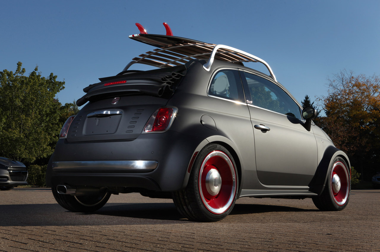 [SEMA Show] 2012 Fiat+500+Beach+Cruiser