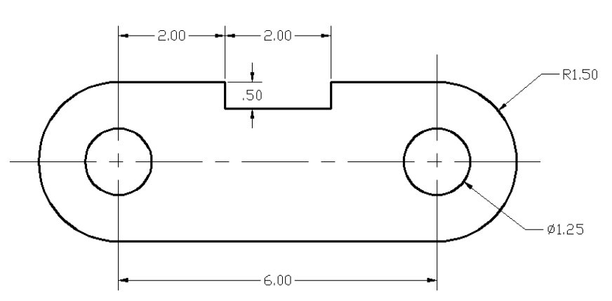 Drawing Lines In Draftsight : Draftsight drawing exercise