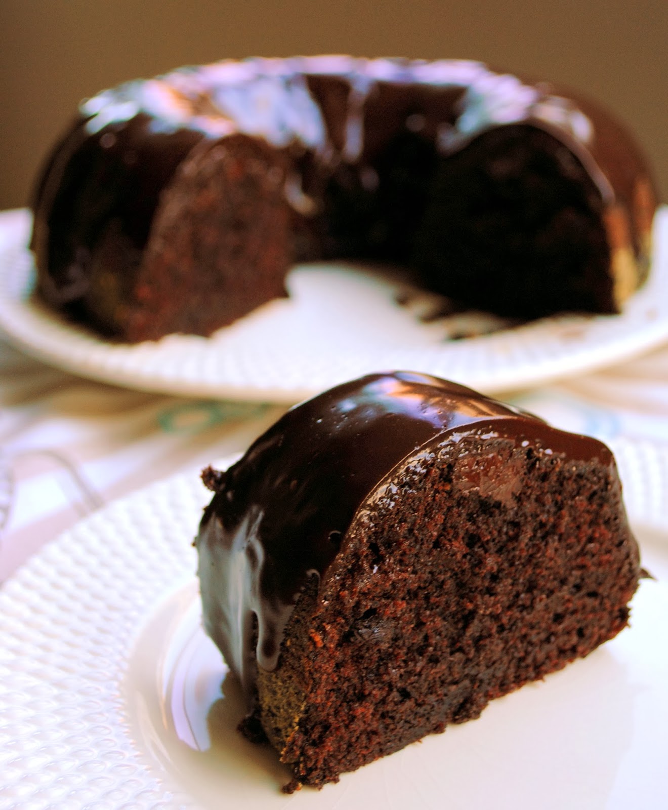 Retro Cake Triple Chocolate Bundt Cake