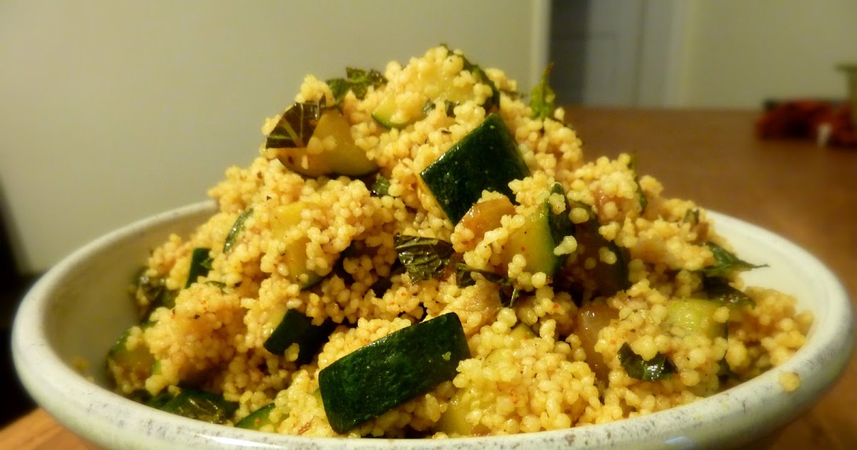 grit and grapes Couscous with Spiced Zucchini
