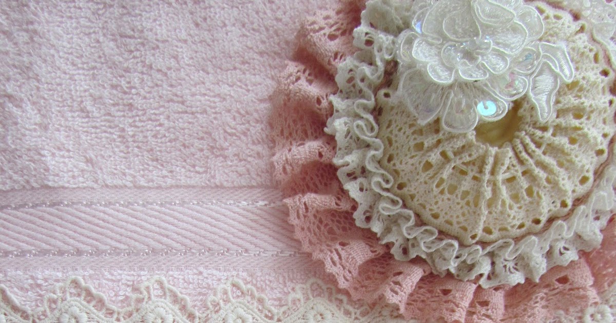 Angela Lace Guest Towels