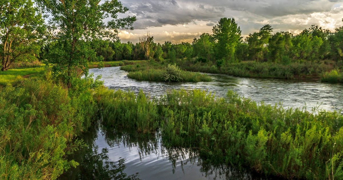 Blue Skies Before the Gold Rush South Platte River