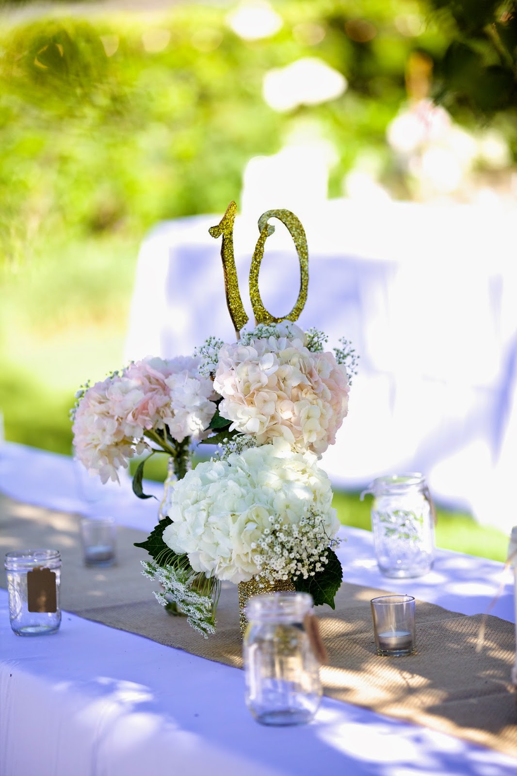 glitter table numbers