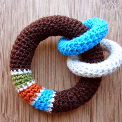  Crochet Pattern - LOOP Baby Toy