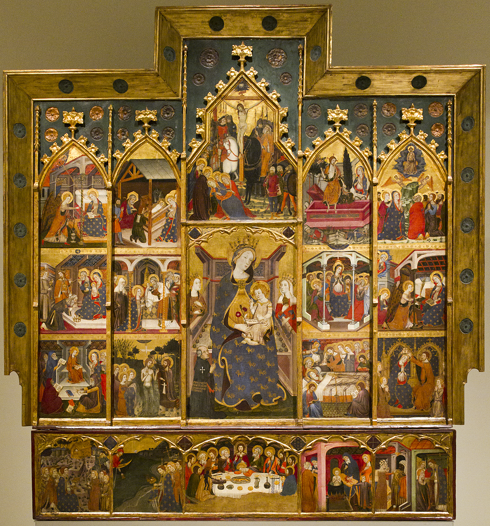 Retablo de la Virgen del Comendador (Monasterio de Sigena Huesca