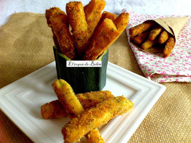 Fritos De Calabacin Con Queso 
