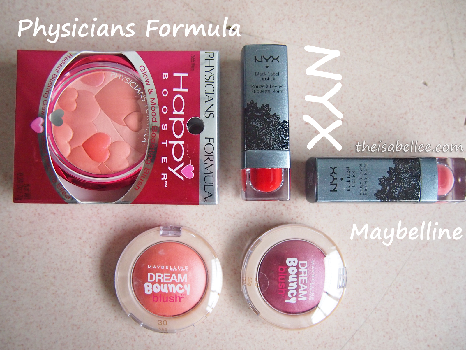 Physicians Formula, NYX Cosmetics and Maybelline