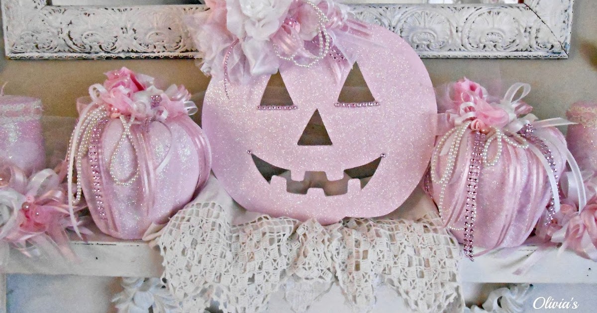 olivia s romantic home shabby chic pink pumpkin fall olivia s romantic home shabby chic pink pumpkin fall