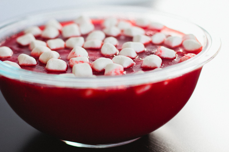 JelloADay Strawberry Applesauce Jello