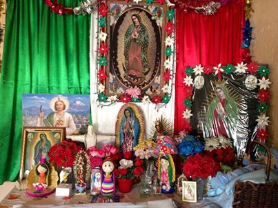 Mi Mundo Español Por Rita Condor: Altar de la Virgen de Guadalupe
