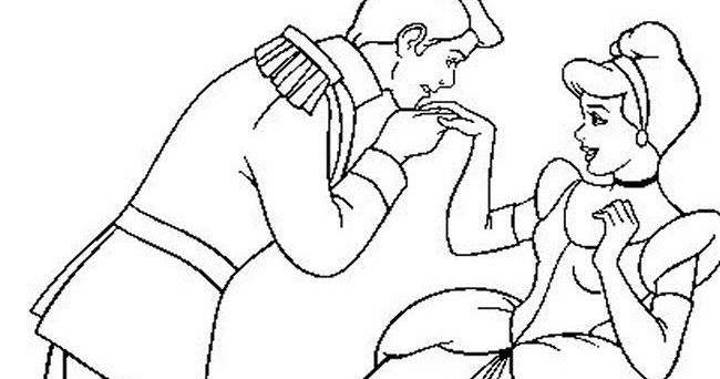Kids Page: - Cinderella - Disney Cute Princess Coloring Pages
