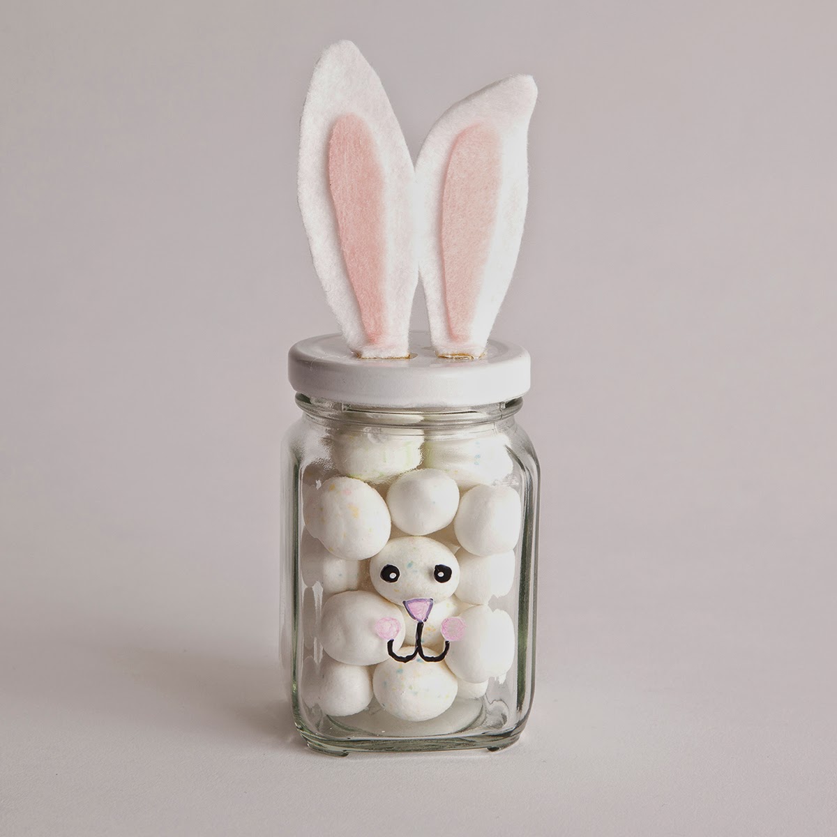 Easter Bunny Jars Do it yourself ideas and projects