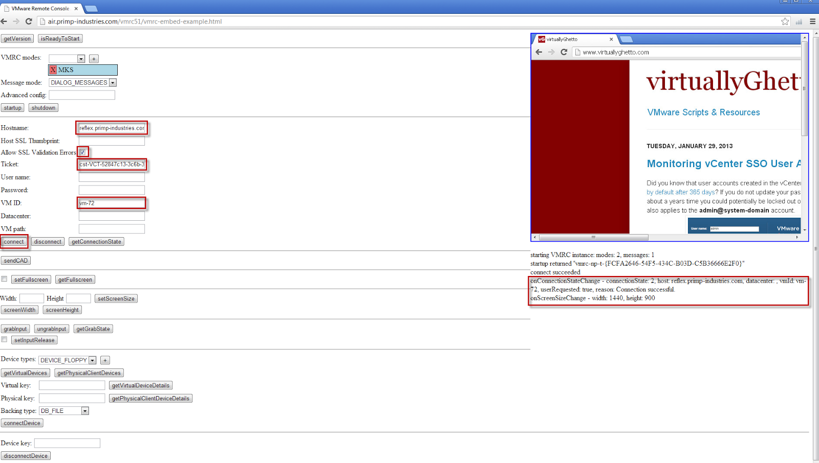 How to Access vSphere Remote Console Using vSphere & VMRC API virtuallyGhetto