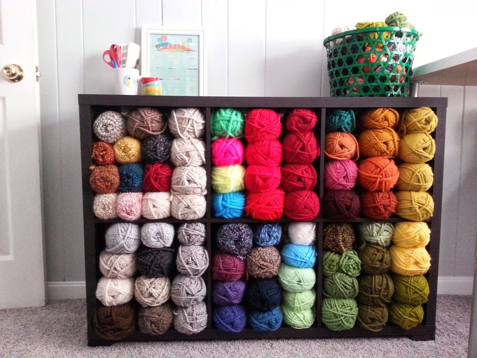 Fox with Glasses Staying Organized Yarn, Yarn and more Yarn...