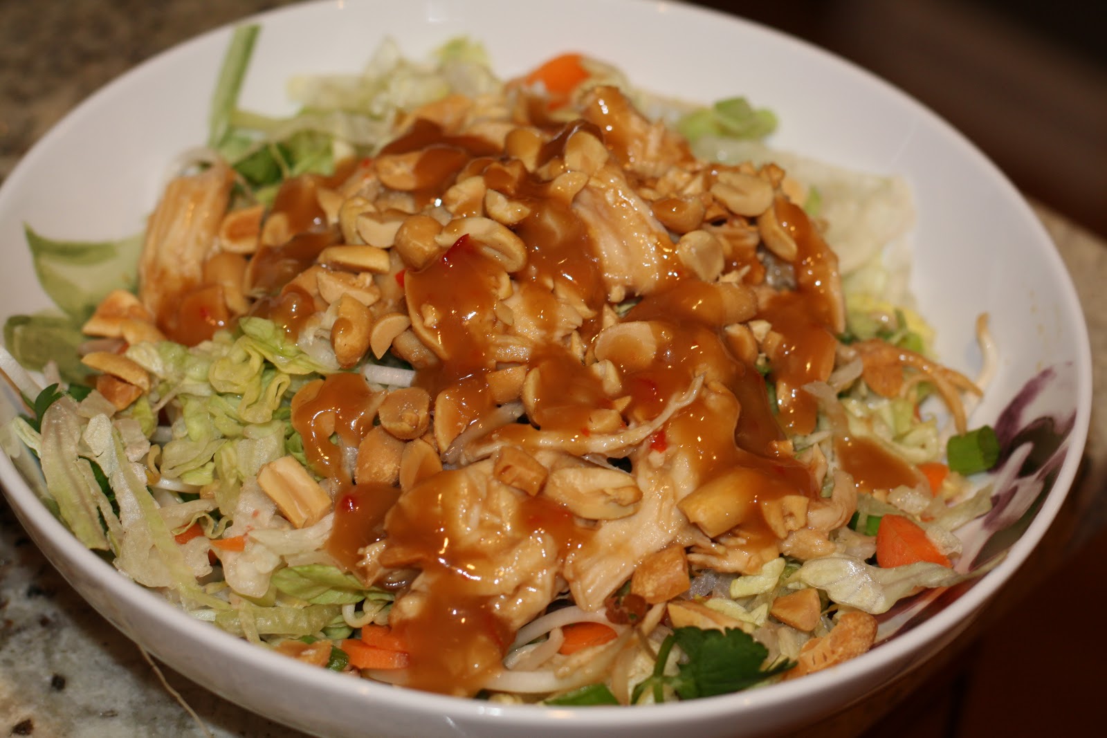 Jourdan Leigh in the kitchen Thai Crunch Chicken Salad