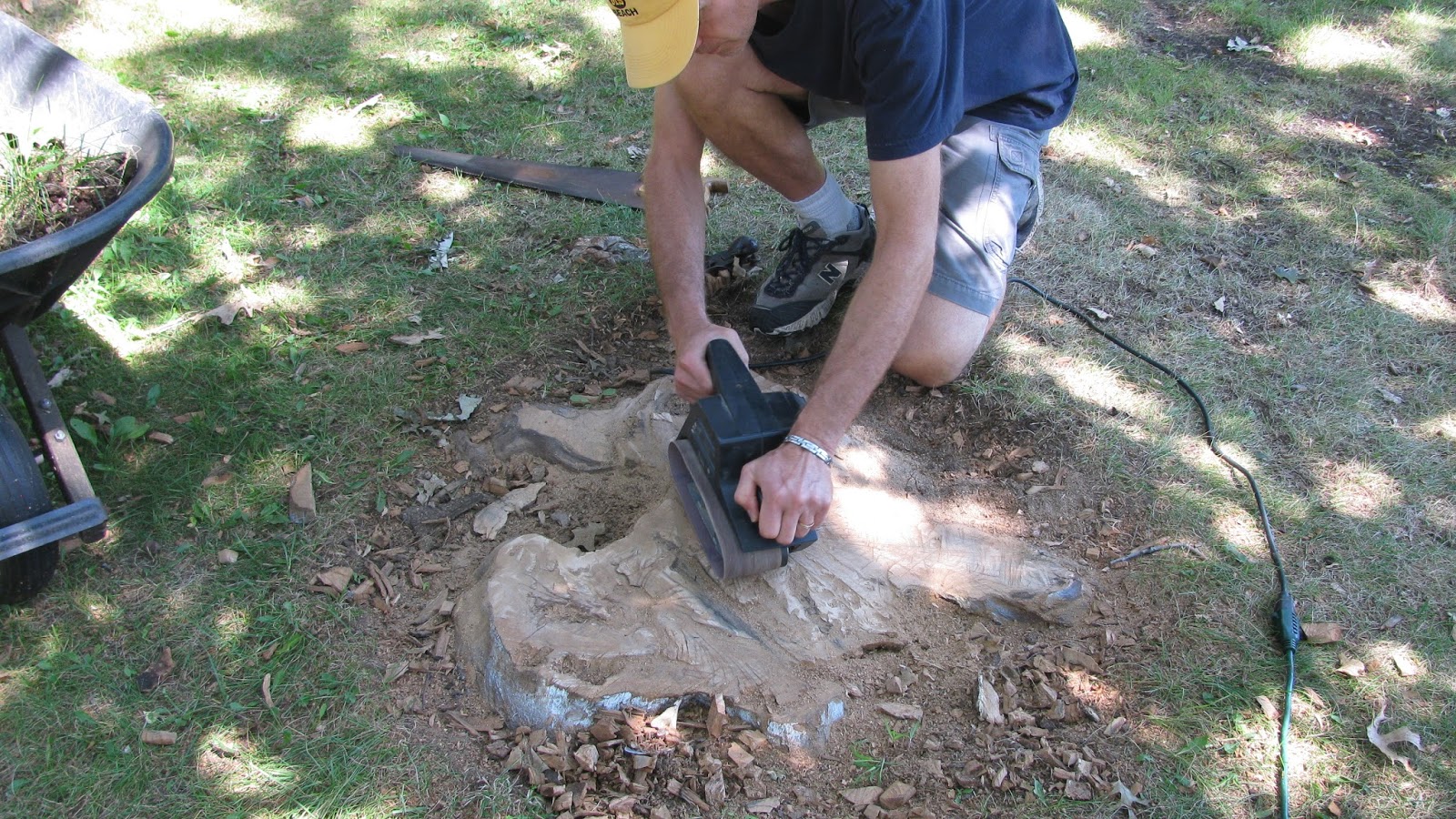 The Original Mechanic How to flush cut a stump