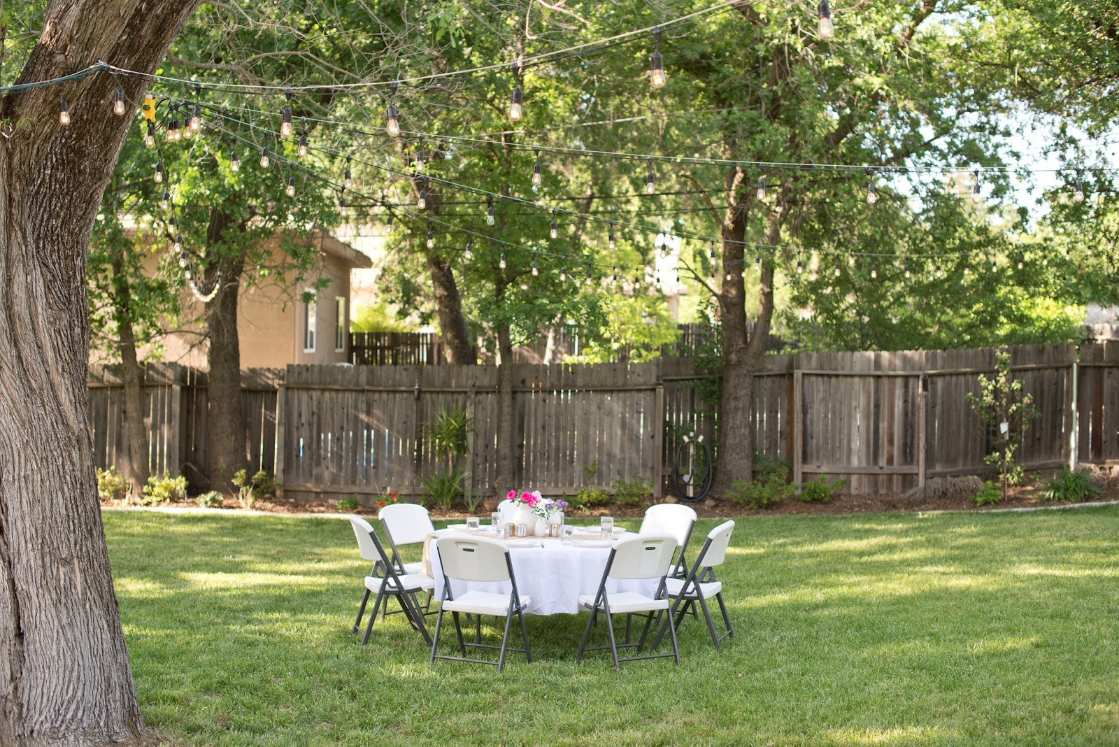 Domestic Fashionista: Backyard Anniversary Dinner Party