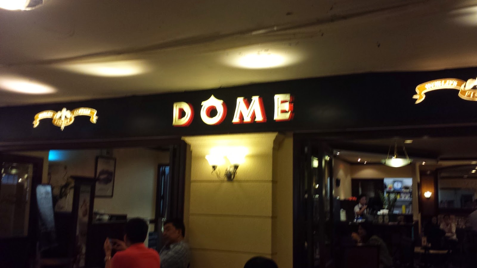 Dome Café EDSA Shangrila World's Finest Coffees Food, Adventures