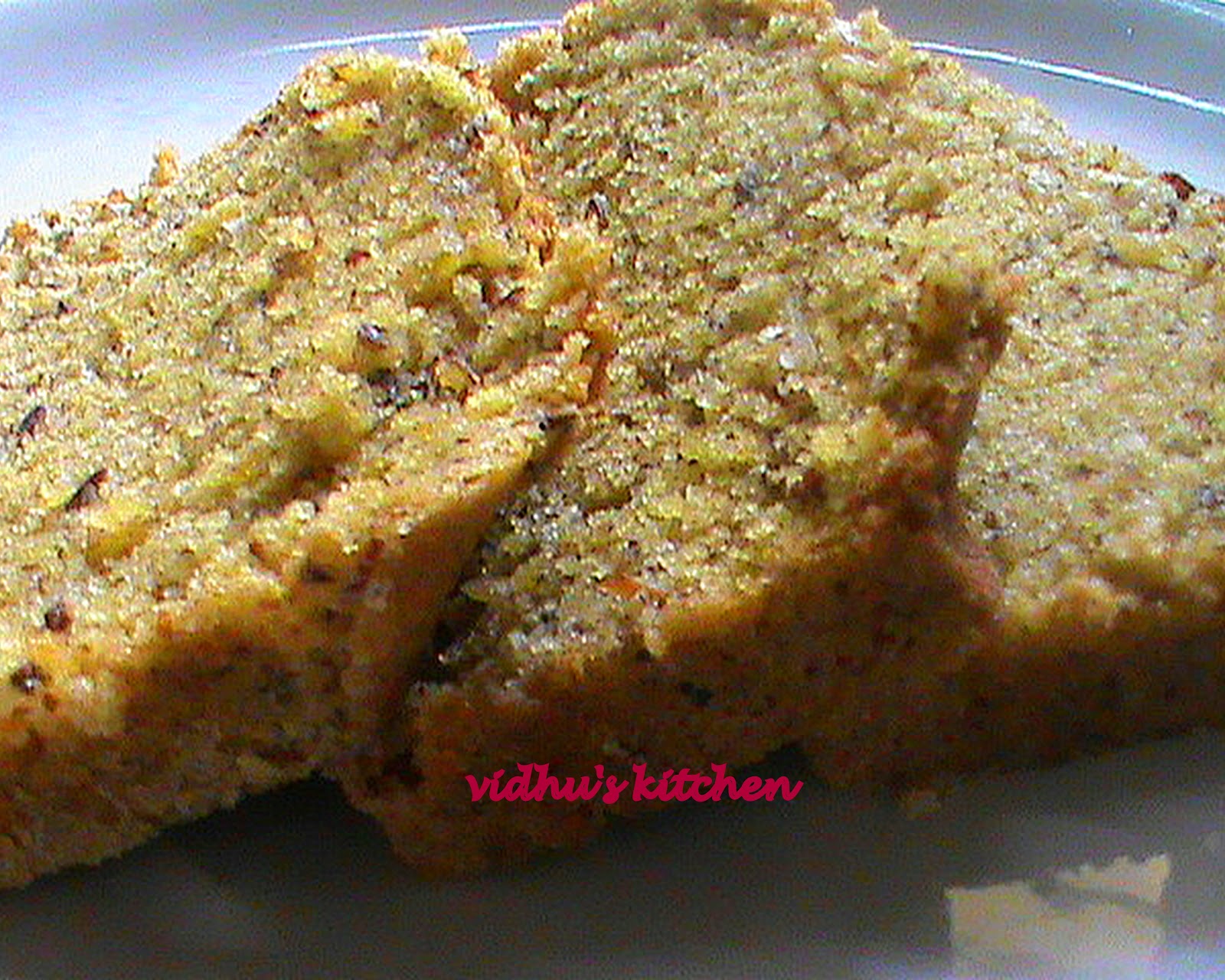 Vidhu's kitchen Eggless Pumpkin Flax seed Bread