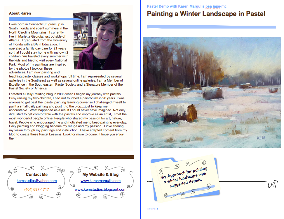 Painting My World Mini Demo Pastel on Black Artagain Paper