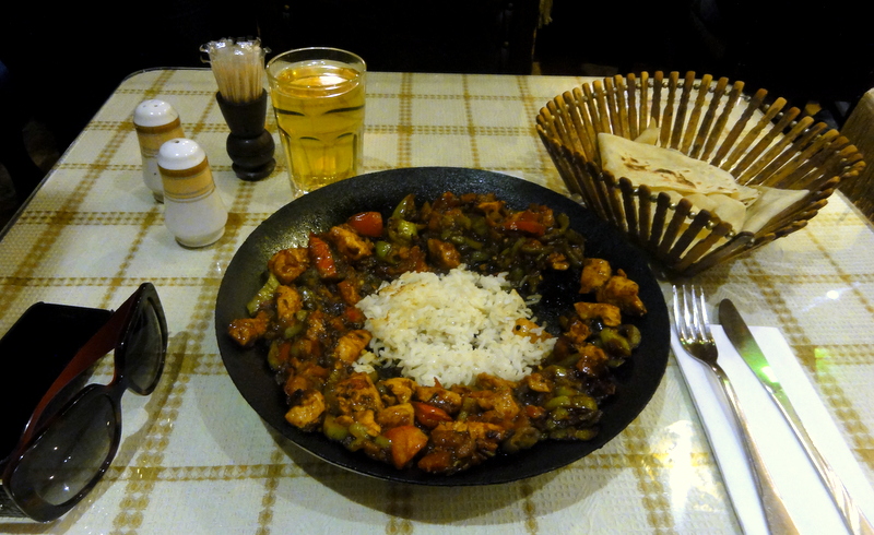 Dinner in Istanbul at Marko Pasa Sark Sofrasi Chicken Kavurma and