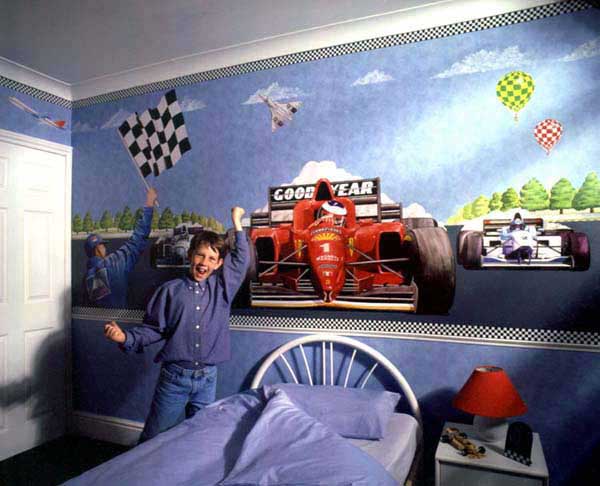 Race Car Bedroom Boy Decorating Idea Race Car Bedroom Boy Decorating Idea