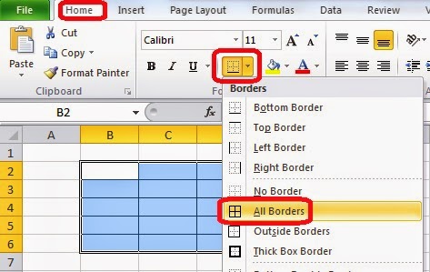 Cara Membuat Garis Border Tabel Pada Ms Excel Silabus | cara membuat 2 garis tabel tanpa mengedit border pada Cara Membuat Garis Border Tabel Pada Ms Excel Silabus | cara membuat 2 garis tabel tanpa mengedit border pada