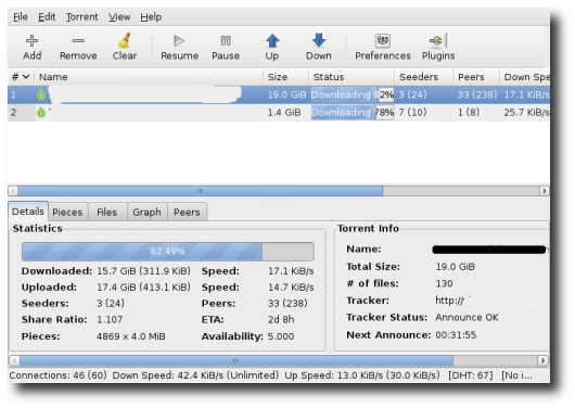 deluge client commands deluge client commands