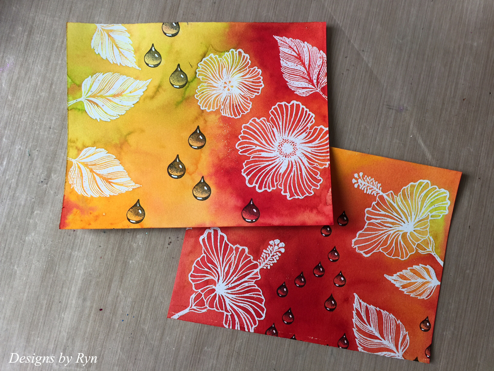 Designs by Ryn - Flower Unmounted Stamp Sheet
