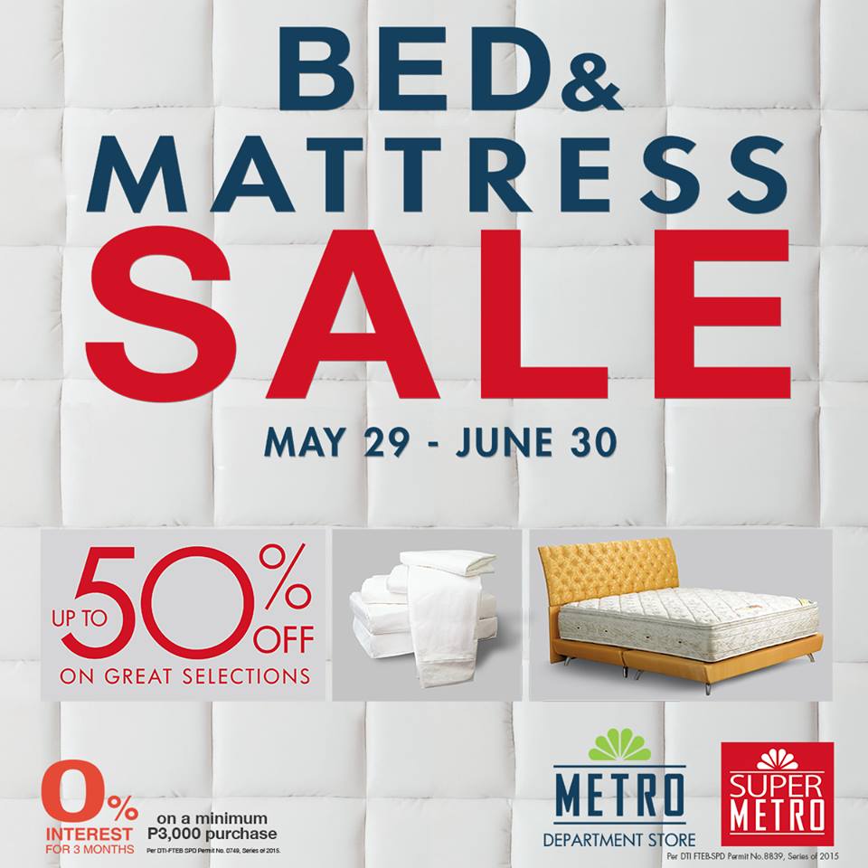 Manila Shopper Metro Bed & Mattress SALE MayJune 2015