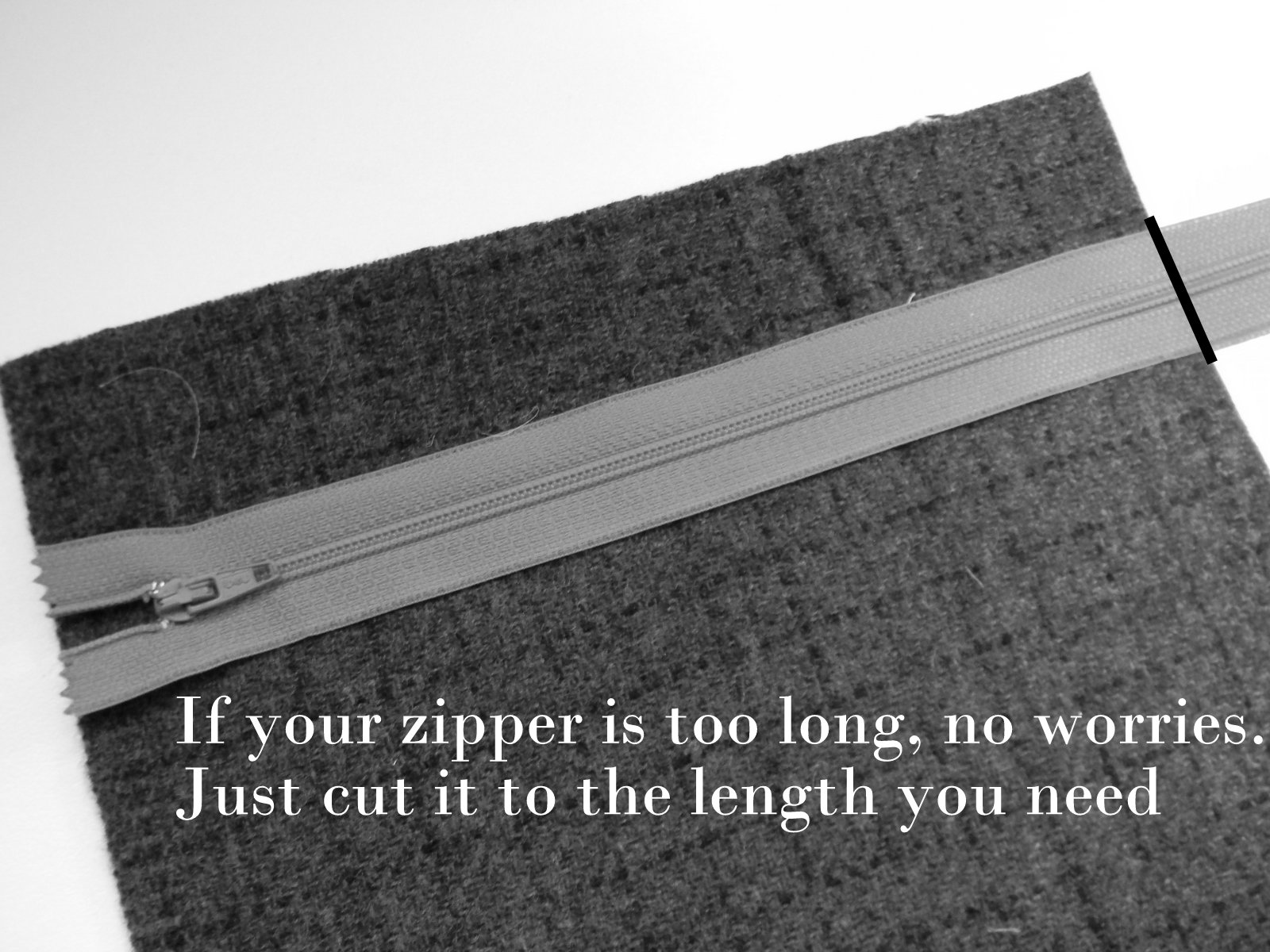 simply homemade Lesson 3 How to easily insert a zipper