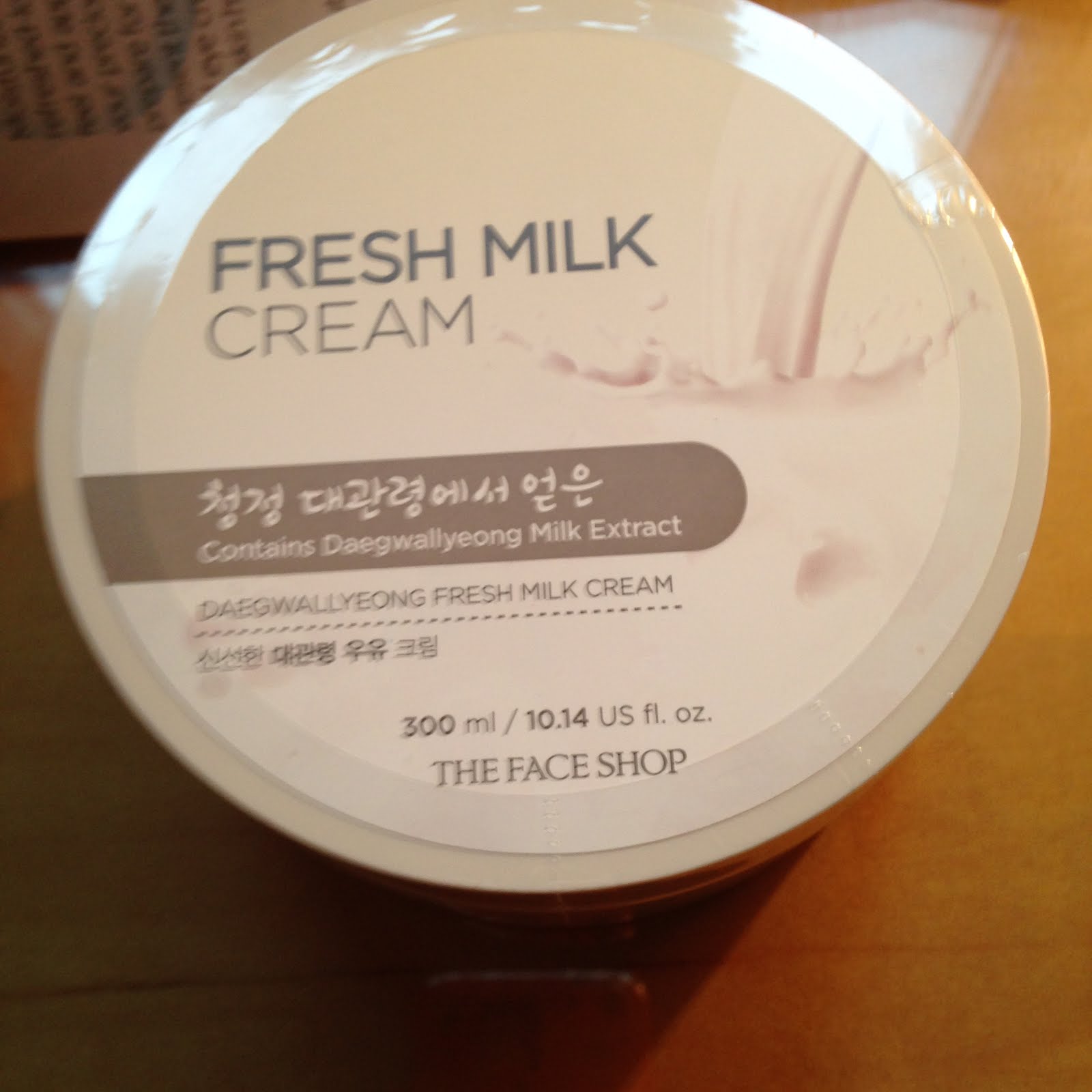 Thoughts The Face Shop Daegwallyeong Fresh Milk Cream 신선한 대관령 우유 크림