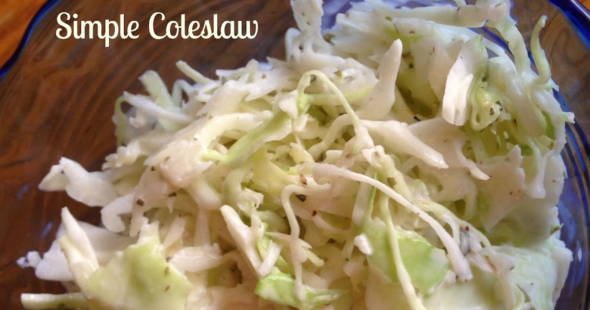 The Sane Kitchen Simple Coleslaw (Low FODMAP/ Gluten Free)