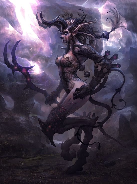 As sombrias ilustrações de fantasia de Christoph Peters von Sperling Christoph Peters von Sperling trejoeeee deviantart ilustrações fantasia sombria card games