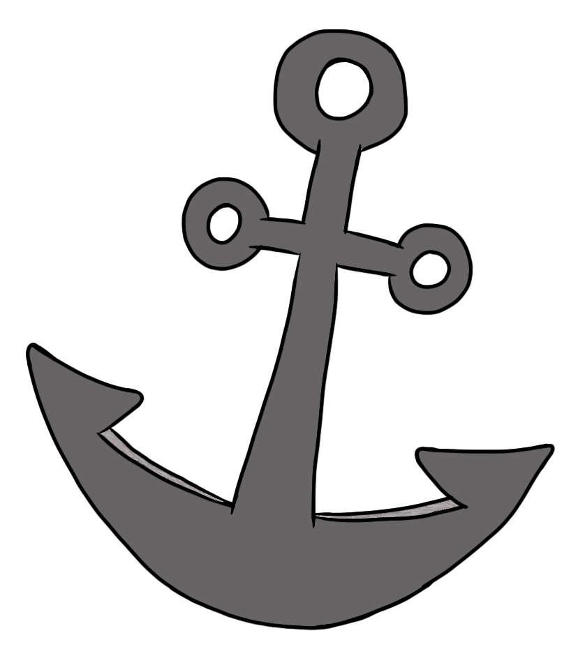 Clip Art by Carrie Teaching First Pirate Doodles with FREEBIE Anchor