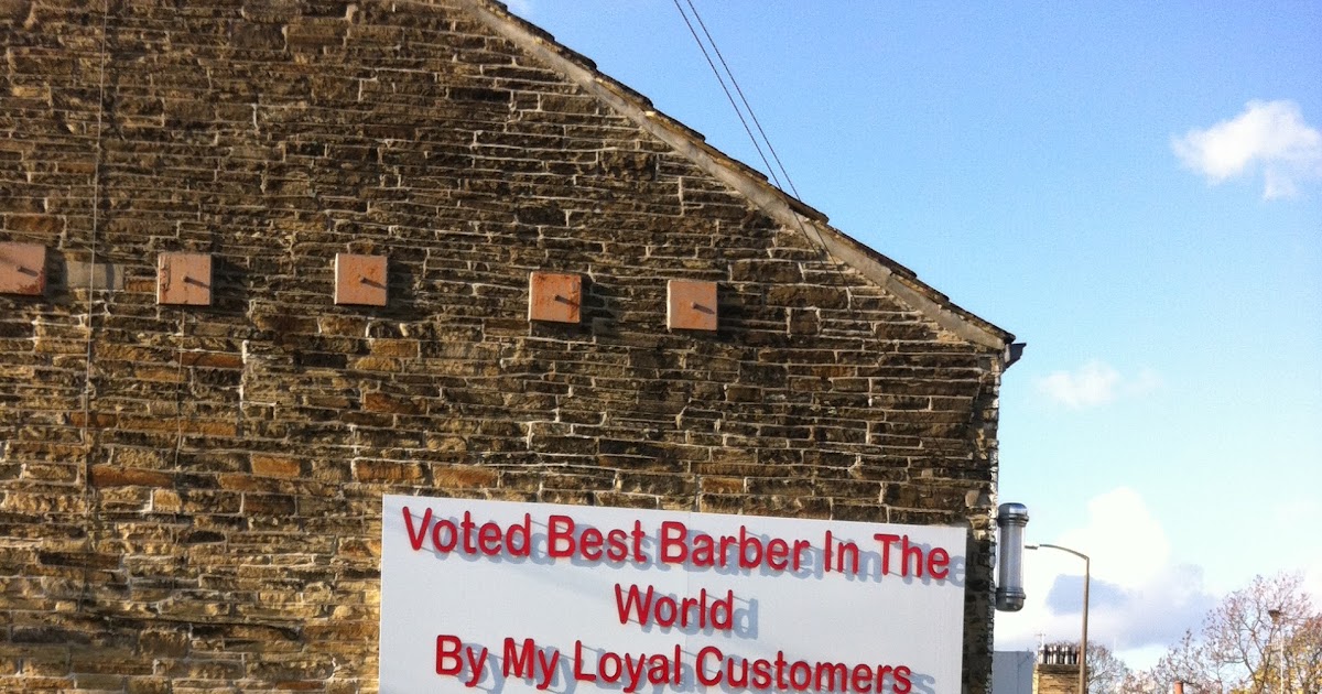 Oh Dear How Sad Never Mind The Best Barber In The World