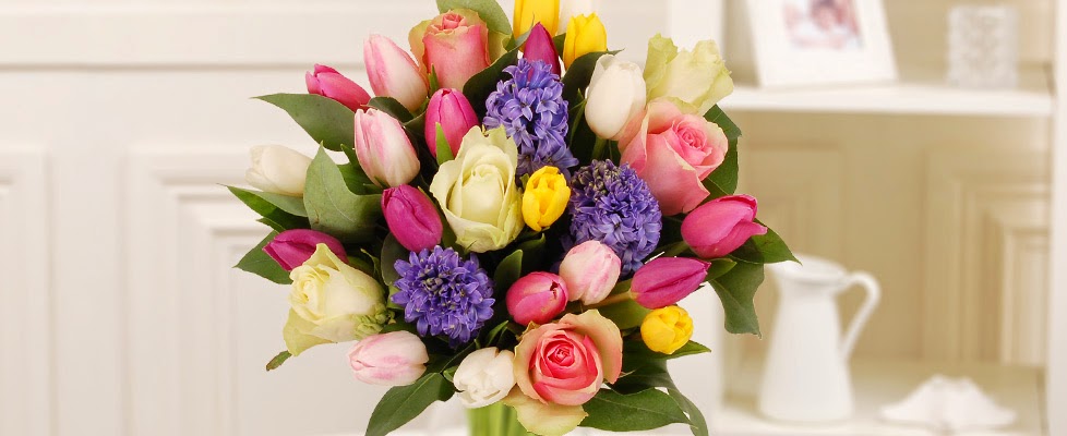 Online flowers Spring Tulips bouquet